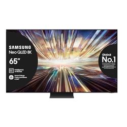 SAMSUNG TV QE65QN800DTXZT Neo QLED 8K Mini LED, Smart TV 65" Processore NQ8 AI Gen3, Infinity One, DVBT-2, Q-Symphony & Dolby Atmos, Integrato con Alexa, Graphite Black 2024
