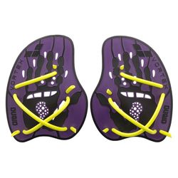 Arena Vortex Evolution Hand Paddle, Paletta Unisex-Adult, Multicolore, Plum-Artic_Lime
