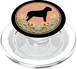 Mastiff - Dog Mom Dad Floral Flower Cute PopSockets PopGrip for MagSafe
