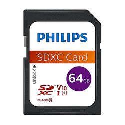 Philips SD C10, cartão de memória SDXC de 64 GB