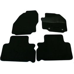 Sakura Mat Set Ford S-Max Carpet with Rubber Heelpad 2010-11 - Black