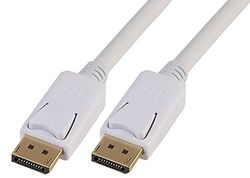 Pro Signal PSG04032 DisplayPort Mannelijk naar Mannelijk Lead, 2m, Wit