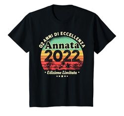 Bambino Annata 2 Anni Compleanno 2022 2 Anni Ragazzo Ragazza 2022 Maglietta