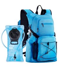 VEVOR Hydratatierugzak, 25L geïsoleerde hydratatierugzak met 2L TPU waterzak, wandelrugzak met opbergruimte voor mannen vrouwen, hydrowater dagrugzak voor wandelen, hardlopen, fietsen, kamperen