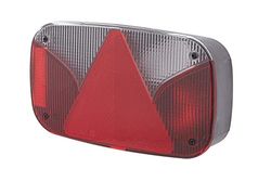 HELLA 2Vb 998 232-241 Feu Arrière - Illumination - 12V - Montage En Saillie/Vissé - Couleur Du Voyant: Blanc/Rouge - Fiche: Fiche Schuko - Droite - Quantité: 1