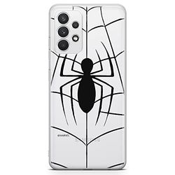 ERT GROUP mobiltelefonfodral för Samsung A32 4G LTE originalt och officiellt licensierat Marvel mönster Spider Man 013 optimalt anpassad till formen på mobiltelefonen, gedeeltelijk transparant