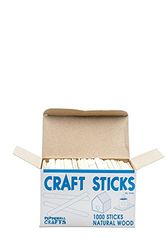 S&S world wide Craft Sticks 1000/PK Natural, Pack of 1