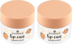 Essence Cosmetics Lip Care Sugar Scrub, Idratante, Rigenerante, Curativo, 9 g (Confezione da 2)