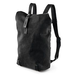 Brooks England Unisex's Pickwick Day Pack Canvass en lederen rugzak, zwart, klein