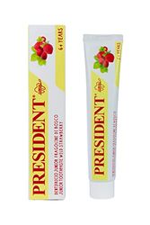 President DENTIFRICIO JUNIOR 6+ per bambini dai sei anni in su. Gusto Fragoline di bosco, anticarie, protegge gengive e smalto dei denti. Senza parabeni, SLS, allergeni e PEG - RDA 30-50 ml