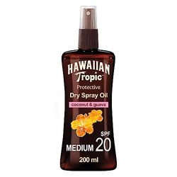 Hawaiian Tropic Skyddande torr sprayolja LSF 20, 200 ml, 1-pack (1 x 200 ml)