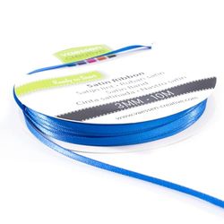 Vaessen Creative Ready to Start fita de cetim duplo, cetim, azul, 3 mm x 10 m, 10