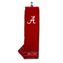 Team Golf 20110 Alabama Crimson Tide Serviette de Golf brodée Mixte, Multi Team Color, Taille Unique