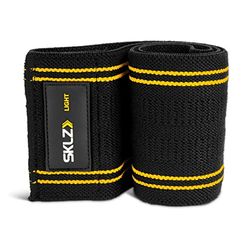 SKLZ Unisex's Pro Knit Hip Band Fitness, Zwart, Geel, Medium Weerstand