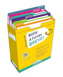 Boîte à fiches Brevet: 180 fiches recto-verso pour réussir son brevet !