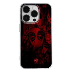 Ert Group custodia per cellulare per Apple Iphone 14 PRO originale e con licenza ufficiale Marvel, modello Deadpool 001 adattato in modo ottimale alla forma dello smartphone, custodia in TPU