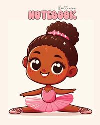 Ballerina Notebook: Adorable ballerina notebook perfect for little dancers