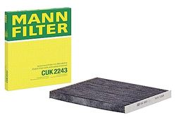 MANN-FILTER CUK 2243 Filtro de ar de cabine - filtro de pólen com carbono ativado - para automóveis veículos de transporte