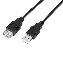 Levitantes Câble USB 2.0 type a/m-a/m de 2 m, idéal pour le transfert de données sur les appareils électriques. Compatible et résistant