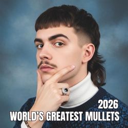 World’s Greatest Mullets Calendar 2026: Mullets Funny Hair