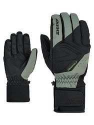 Ziener GATIS - Guanti da sci da uomo, impermeabili, traspiranti, colore: verde mud, 7,5