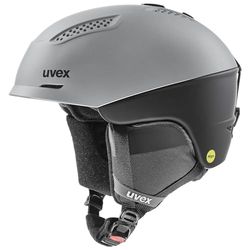 uvex ultra MIPS - skihelm voor dames en heren - MIPS-systeem - individueel passysteem - rhino - black matt - 51-55 cm