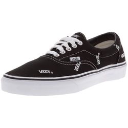 Vans Era Zapatillas de Skate Unisex Adulto, Negro, Blanco, 45 EU