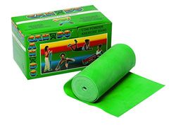 Cando 6 gårdar lågt pulver träningsband (flera färger), Medium, gRÖN, 1