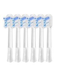 Laifen Cushioned Toothbrush Heads Lot de 6 brosses, Version 2025 – Têtes de rechange compatibles avec la brosse à dents électrique Wave/Wave Special (Super propre)