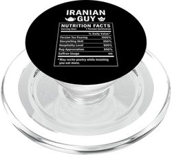 Ragazzo iraniano Uomini e ragazzi orgogliosi con radici iraniane PopSockets PopGrip per MagSafe