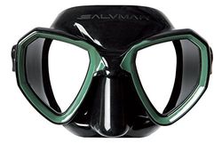 SALVIMAR Morpheus unisex vuxen mask, svart/grön