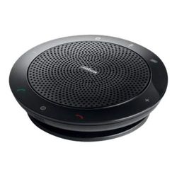 watiowave Altavoz de Escritorio VoIP inalámbrico Bluetooth USB con Conector para PC, Ideal para conferencias y Llamadas en Grupo.