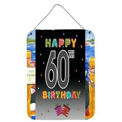 tesori dell' Caroline CJ1125DS1216 Felice ° Compleanno Stampe da Parete o da Appendere alla Porta, 40,6 x 30,5 cm Multicolore