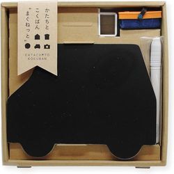 BrandName Juego de imanes de Pizarra con Texto en inglés Shape Your Day, Negro, Talla única