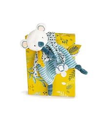 Doudou et Compagnie - Przytulanka na smoczek - Yoca le Koala - 20 cm - Biały i Niebieski - DC3675