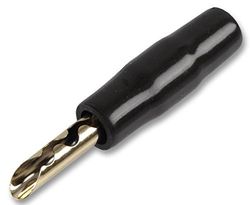 Pro Signal PSG03598 4 mm Plug, Gold, Black
