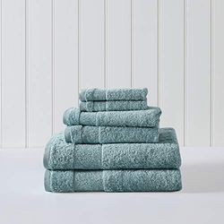 Tommy Bahama | Island Retreat Collection | 6 Piece Towel Set - Decorative Luxury Hotel & Spa Quality Bathroom Linens, Absorbent & Fade Resistant, Turquoise