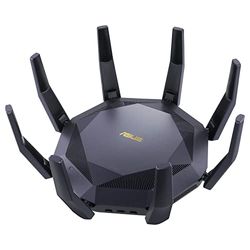 ASUS RT-AX89X - Routeur Wi-Fi 6 Gaming AX 6000 Mbps, 12 streams, Double Bande OFDMA et MU-MIMO, sécurité AiProtection Pro, technologie AiMesh, accélérateur de jeux WTFast® et Adaptative QoS