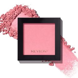 Revlon Colorete em pó, maquilhagem facial para mulher, cor aumentável, leve e acabamento suave, 014 Tickled Pink, 0,17 oz
