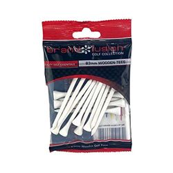 Brand Fusion Unisex Witte Houten 83mm Golf Tees Tees-83 mm