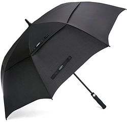 G4Free Ombrello da golf con apertura automatica, extra large, a doppia cupola, ventilato, impermeabile, antivento, 119,4 cm, 119,4 cm, 119,4 cm
