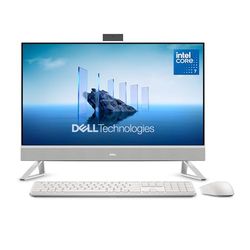Dell Desktop 27 FHD Display, Intel Core 7-150U, 16 GB DDR5 RAM, 1 TB SSD, Intel Graphics, Windows 11 Home - White