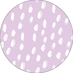 Bonateks, Runt digitalt tryckt musmatta, halkfri undersida, för kontor och hem, diameter: 22 cm