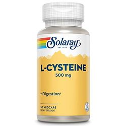 Solaray L-Cysteine 500mg | L-Cisteína | 30 VegCaps