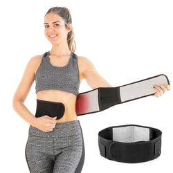 InnovaGoods® Faja térmica correctora de postura, cinturón lumbar corrector de postura con Imanes de turmalina, terapia magnética efecto calor, Talla única, Alivio, descanso, relajación y bienestar