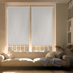 Blindecor Liso BK, Zeus sem ferramentas, estore enrolado 100 % opaco