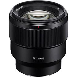 Sony SEL85F18 85mm F/1.8-22 Teleobiettivo fisso medio per fotocamera prima, nero