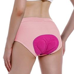 FEIXIANG Pantaloni da Ciclismo da Donna, Pantaloncini da Ciclismo Corti Pantaloncini da Ciclismo Biancheria Intima da Ciclismo con Imbottitura in Gel 4D Traspiranti ad Asciugatura