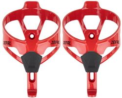 ZEFAL Pack Pulse A2 - Pack de Deux Porte-Bidons Vélo Légers - Porte Gourde Vélo/VTT/Vélo de Route - Résistant et Durable - 26g Chaque Porte Bidon - Rouge