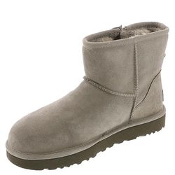 UGG Classic Mini Bailey Zip, Bota Mujer, Smoke Plume, 37 EU